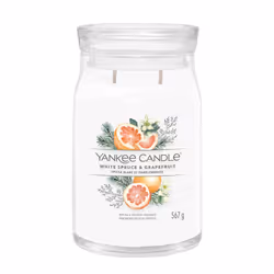 Yankee Candle White Spruce &amp; Grapefruit, Cylindre, Blanc, 1 pièce(s)