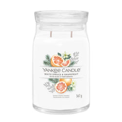 Yankee Candle White Spruce & Grapefruit bougie en cire Cylindre Blanc 1 pièce(s)