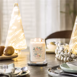 Yankee Candle White Spruce & Grapefruit bougie en cire Cylindre Blanc 1 pièce(s)