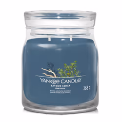 Yankee Candle Bayside Cedar, Cylindre, Bleu, Ambre, Pamplemousse, Mandarin, 50 h, 1 pièce(s)