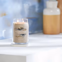 Yankee Candle Amber & Sandalwood bougie en cire Cylindre Épice Marron 1 pièce(s)