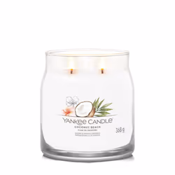 Yankee Candle Coconut Beach bougie en cire Cylindre Blanc 1 pièce(s)