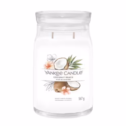 Yankee Candle Signature, Cylindre, Blanc, Noix de coco, Ananas, Vanille, 90 h, 1 pièce(s)