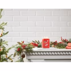 Yankee Candle 1631776E bougie en cire Cylindre Rouge 1 pièce(s)