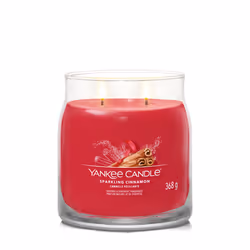 Yankee Candle Sparkling Cinnamon bougie en cire Cylindre Rouge 1 pièce(s)