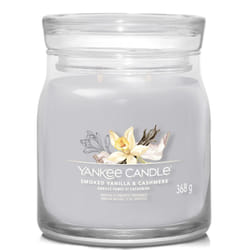 Yankee Candle Smoked Vanilla & Cashmere bougie en cire Cylindre Ambre, Bois de cachemire Gris 1 pièce(s)