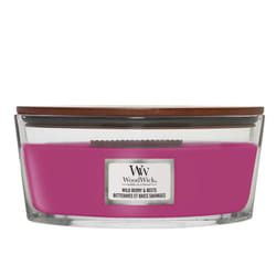 WoodWick Wild Berry & Beets bougie en cire Ellipse Menthe, Bois de chêne, Orange, Orris, Patchouli, Framboise, Fraise 1 pièce(s)