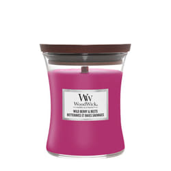 WoodWick Wild Berry & Beets bougie en cire Cylindre Menthe, Bois de chêne, Orange, Orris, Patchouli, Framboise, Fraise 1 pièce(s)