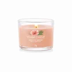 Yankee Candle Tropical Breeze, Rond, Pêche, Tropical, 10 h, 1 pièce(s)
