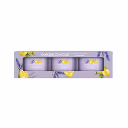 Yankee Candle Lemon Lavender, Autres, Lavande, Eucalyptus, Fruité, Lavande, Citron, Mandarin, Orange, Vanille, 3 pièce(s)