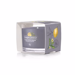 Yankee Candle Black Tea & Lemon, Rond, Gris, Black tea (leaf), Citron, 10 h, 1 pièce(s)