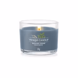 Yankee Candle Bayside Cedar bougie en cire Rond Gris 1 pièce(s)