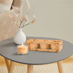 Yankee Candle Mango Ice Cream bougie en cire Rond Banane, Orange, Ananas, Vanille Orange 1 pièce(s)