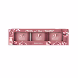 Yankee Candle Sweet Plum Sake, Rond, Rose, Saké, 10 h, 1 pièce(s)