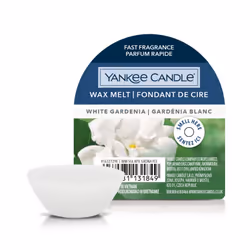Yankee Candle 10.00664.0059, Rond, Blanc, Gardénia, White Gardenia, Baies, Clou de girofle, Pêche, Freesia, Gardénia, Jasmin, ...