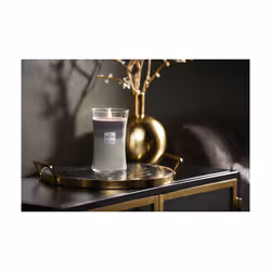 WoodWick Amethyst Sky Trilogy bougie en cire Cylindre Ambre, Jasmin, Lavande, Cuir, Bois de santal, Suédine, Vanille, Ylang-ylang 1 pièce(s)