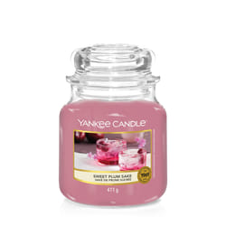 Yankee Candle Sweet Plum Sake bougie en cire Rond Saké Rose 1 pièce(s)