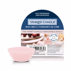 Yankee Candle 10.00664.0050, Rond, Rose, Cerise, Vanille, Pink Cherry &amp; Vanilla, Abricot, Cerise, Framboise, Fleurs de ce ...