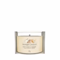 Yankee Candle Soft Wool & Amber, Rond, Beige, Ambre, 10 h, 1 pièce(s)