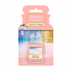 Embarquez pour une escapade exotique à chaque trajet avec le désodorisant pour voiture Sables Roses de Yankee Candle. Ce méla ...
