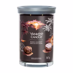Yankee Candle Signature, Cylindre, Noir, Cèdre, Noix de coco, 100 h, 1 pièce(s)