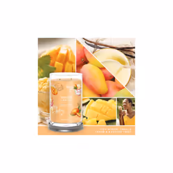 Yankee Candle Signature bougie en cire Cylindre Mango, Vanille Orange 1 pièce(s)