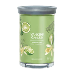Yankee Candle Signature bougie en cire Cylindre Citron vert, Vanille Vert 1 pièce(s)