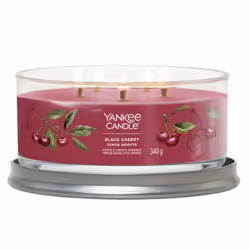Yankee Candle Black Cherry bougie en cire Cylindre Cerise Rouge 1 pièce(s)
