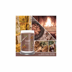 Yankee Candle Signature bougie en cire Cylindre Bois de bouleau Marron 1 pièce(s)