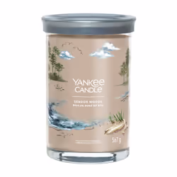 Yankee Candle Signature Seaside Woods Tumbler 567g, Cylindre, Marron, Citron, Floral, 100 h, 1 pièce(s)