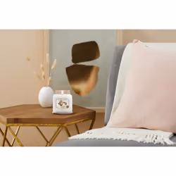 Yankee Candle Soft Blanket bougie en cire Rond Blanc 1 pièce(s)