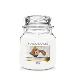 Yankee Candle Soft Blanket bougie en cire Rond Blanc 1 pièce(s)
