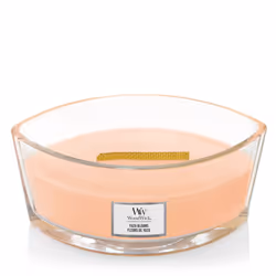 WoodWick Yuzu Blooms Ellipse bougie en cire Pêche 1 pièce(s)