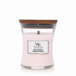 WoodWick Sheer Tuberose Medium Jar, Rond, Rose, 1 pièce(s)