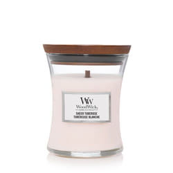 WoodWick Sheer Tuberose Medium Jar bougie en cire Rond Rose 1 pièce(s)