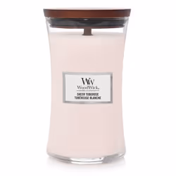 WoodWick Sheer Tuberose Large Jar, Rond, Rose, 1 pièce(s)