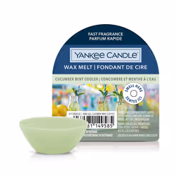 Yankee Candle 10.00664.0088, Rond, Vert, Concombre, Menthe, Cucumber Mint Cooler, Eucalyptus, Pamplemousse, Citron, Orange, C ...