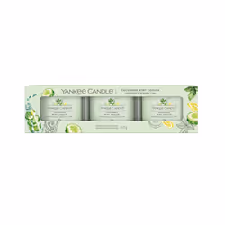 Yankee Candle Cucumber Mint, Rond, Vert clair, Concombre, Menthe, 3 pièce(s)