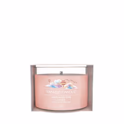 Yankee Candle Watercolour Skies, Rond, Rose, Bois de cachemire, Jasmin, Musc, 10 h, 1 pièce(s)