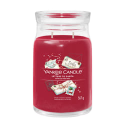 Yankee Candle Signature bougie en cire Cylindre Ambre, Musc Rouge 1 pièce(s)