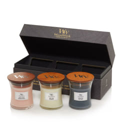 WoodWick Mini Jar Floral Giftset bougie en cire Cylindre Multicolore 3 pièce(s)