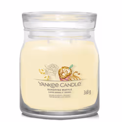 Yankee Candle Banoffee Waffle, Rond, Jaune, Banane, Caramel, Chocolat, 50 h, 1 pièce(s)