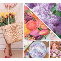 Yankee Candle Hand Tied Blooms bougie en cire Cylindre Lavande, Citron, Lilas Violet 1 pièce(s)