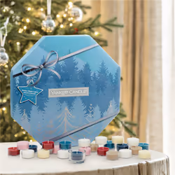 Yankee Candle Holiday Bright Lights Advent Wreath bougie en cire Rond Multicolore 24 pièce(s)