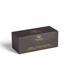 WoodWick Mini Jar Woody Giftset bougie en cire Cylindre Bois Marron, Blanc 3 pièce(s) - Vue supplémentaire 2