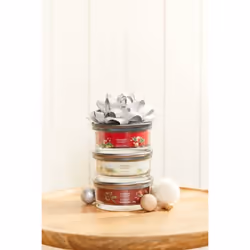 Yankee Candle 1743363E bougie en cire Rond Fruité Rouge, Argent 1 pièce(s)