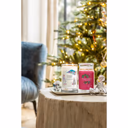 Yankee Candle Sparkling Winterberry bougie en cire Rond Rouge 1 pièce(s)