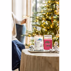 Yankee Candle Sparkling Winterberry bougie en cire Rond Rouge 1 pièce(s)