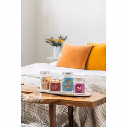 Yankee Candle 1743348E bougie en cire Rond Rouge 1 pièce(s) - Vue supplémentaire 4