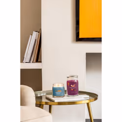 Yankee Candle 1743377E bougie en cire Cylindre Cardamone, Oud, Vanille Bleu 1 pièce(s)